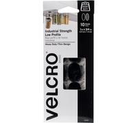 VELCRO(R) Brand Industrial Strength Coins 1"X.75" 10/Pkg-Black 91000