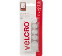 VELCRO(R) Brand Thin Fasteners Coins .625" 15/Pkg-Clear
