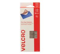VELCRO(R) Brand Thin Fasteners Coins .625" 75/Pkg-Clear -91302