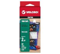 Velcro (R Brand Thin Fasteners Tape 3/4 x 5inches, Clear