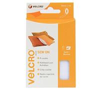 Velcro Registered Brand Velcro Tape for Sew-On Hook and Fleece 20 mm x 1 m White 25165568