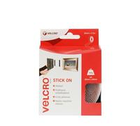 Velcro Stick On Tape Fasteners 20mm x 2.5m White 602146