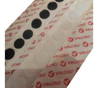 VELCRO® Sticky Pads Coins or Squares - Black or White - Hook & Loop