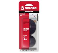 Velcro Strip BLK SB 18IN, Black, 18 in x 3/4 in