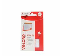 Velcro Sticky Hook and Loop Spots 16mm 16 Sets White