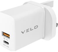 VELD VH30DW - 30W Super-Fast 2 Port Wall Charger