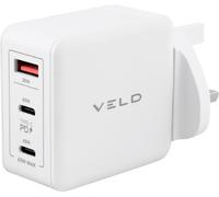 VELD Super-Fast 3 Port GAN Wall Charger - 65W