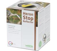 velda Heron Stop Reflector 128034 Mirror Swimming Ball Against Herons and Pigeo
