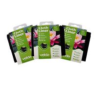 velda Plant Basket Liners 45 x 45cm (3 Pack) - Durable Pond Planter Lining Cloth - Basket Liners for Plants & Pond Baskets - Water Permeable