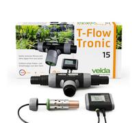 velda T-Flow Tronic 15 - Electronic Algae Remover for Garden Ponds up to 15,000L - Eliminates Fibrous & Slimy Algae with Copper Ion Technology