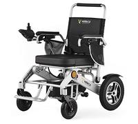 Veleco Cosmo: Folding Electric Wheelchair for Adults - Light Weight Power Chair with One-Finger Easily Operated Joystick, Reiable Battery and Double Motor 500W