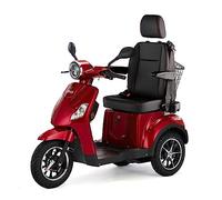 VELECO Draco with Adjustable Captain Seat and Lithium-ion Battery, Thumb Speed Control Mobility Vehicle Fully Assembled Disability Aid (RED)