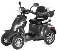 Veleco Faster 4 Wheeled Mobility Scooter with Lithium-Ion Battery (Gray) | Mobility Aid, Electric Scooter