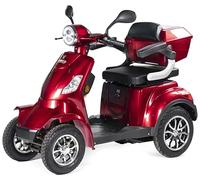 Veleco Faster 4 Wheeled Mobility Scooter with Lithium-Ion Battery (Red) | Mobility Aid, Electric Scooter