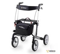 Veleco Flexo Carbon Foldable Rollator 4 wheel Fully Assembled