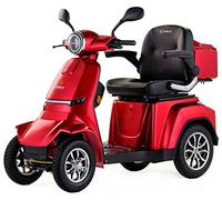 Veleco Gravis 4 Wheeled Mobility Scooter, Red | Mobility Aid, Electric Scooter