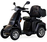 Veleco Gravis 4 Wheeled Mobility Scooter with Lithium-ion Battery, Black | Mobility Aid, Electric Scooter