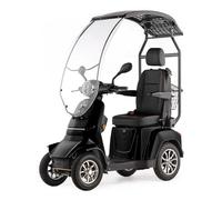 Veleco ® Gravis Modern 4-Wheel with Mobility Device Rain Canopy, Rotating Captain Seat, Removable Lithium Mobility Device Battery Pack, Led Lighting and Free Mobility Device Rain Cover