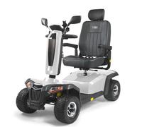 VELECO SHARPY PRO- Four-Wheel Vehicle with Powerful Engine and Long-Lasting Battery, Installed with Big Tyres (White)