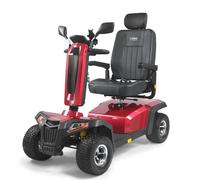 VELECO SHARPY PRO- Four-Wheel Vehicle with Powerful Engine and Long-Lasting Battery, Installed with Big Tyres (Red)