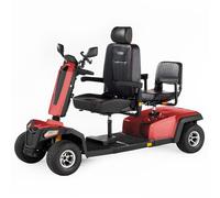 VELECO SHARPY Twin - Four-Wheel Dual-Seat Ride-On Vehicle with Powerful Engine and Long-Lasting Battery (Red)
