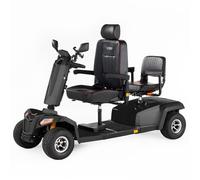 VELECO SHARPY Twin - Four-Wheel Dual-Seat Ride-On Vehicle with Powerful Engine and Long-Lasting Battery (Black)