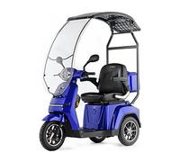 Veleco Turris 3 Wheeled Mobility Scooter with Canopy with Lithium-Ion Battery, Blue