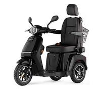 Veleco Turris 3 Wheeled Mobility Scooter with Captain Seat, Black