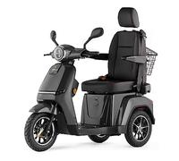 Veleco Turris 3 Wheeled Mobility Scooter with Captain Seat, Gray