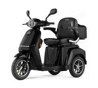 Veleco Turris 3 Wheeled Mobility Scooter with Lithium-Ion Battery, Black