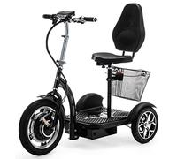 Veleco ZT16 3 Wheeled Mobility Scooter, Black