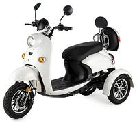 Veleco ZT63 3 Wheeled Mobility Scooter, White