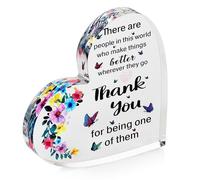 VELENTI Appreciation Gifts for Women, Acrylic Heart Keepsake Thank You Gift - Cute Thank You Gifts For Women - Novelty Female Colleague, Boss, Volunteer, Nurse, Doctor Manager, Director, Teacher Gift