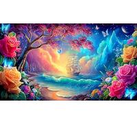 Velero Jigsaw Puzzle 1000 Pieces Impossible Hard Difficult Educational Games for Adults Kids Great Gift Idea 38x52cm/1000pcs