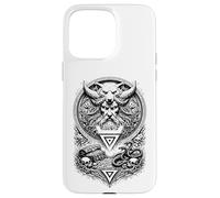 Veles Rune Symbol Slavic Pagan Shaman Dark Totem Art Case for iPhone 15 Pro Max