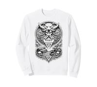 Veles Rune Symbol Slavic Pagan Shaman Dark Totem Art Sweatshirt