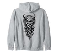 Veles Symbol Slavic Pagan Underworld God Art Zip Hoodie