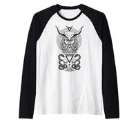 Veles Totem Slavic Pagan Symbol Magic Wealth Forest Raglan Baseball Tee