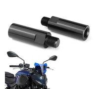 Velexmoto 4 X Motorbike Rearview Mirror Extender Adapter M10x1.25 Screw | Mirror Riser Screw Extender 40mm Fit for BMW Triumph Yamaha Kawasaki Honda Suzuki Aprilia XSR900 Z1000 MT-07 Left Right Hand