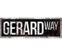 VelfDuel Gerard Way Metal Tin Sign - 4x16 Inch Wall Decor for Garage, Man Cave, Bar, Kitchen