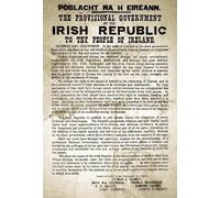 VelfDuel Irish Proclamation Of Independence Metal Sign Wall Mural Pub Poster Vintage Metal Tin Sign Decor Gifts For Girls Living Room Decorations 8x12 Inch