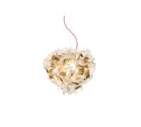Veli Aurea Pendant White/ Gold With Red Cord