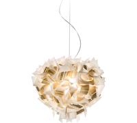 Veli Aurea Pendant White/ Gold With Transparent Cord