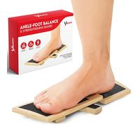 Velifit Ankle Strengthener & Axis Board, Bamboo Ankle Balance Boards for Physical Therapy, Blackboard Foot Trainer & Foot Strengthener, Giboard for Balance Training, Axisboard for Leg Stability
