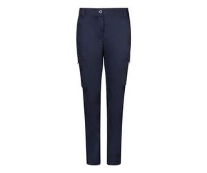 VELILLA 103002SW, Women's Stretch Multi-Pocket Trousers, Navy Blue, Size 50