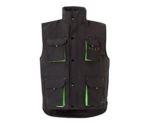 Velilla 205902 0/25 S Padded Vest Bicolour Multi-Pockets Black Size S