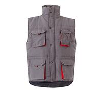 Velilla 205902 8/12 M Padded Vest Bicolour Multi-Pockets Grey Size M