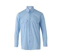 VELILLA P52053Xl Long Sleeve Shirt 2 Pockets Light Blue