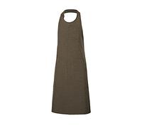 Velilla Unisex Delantal Sumiller Tipo Peto Abotonado Bib Apron with Button Placket, Beige (beige vigoré), One Size