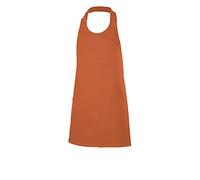 VELILLA Unisex Delantal Tipo Peto Corto Y Abotonado Short bib apron with button placket
